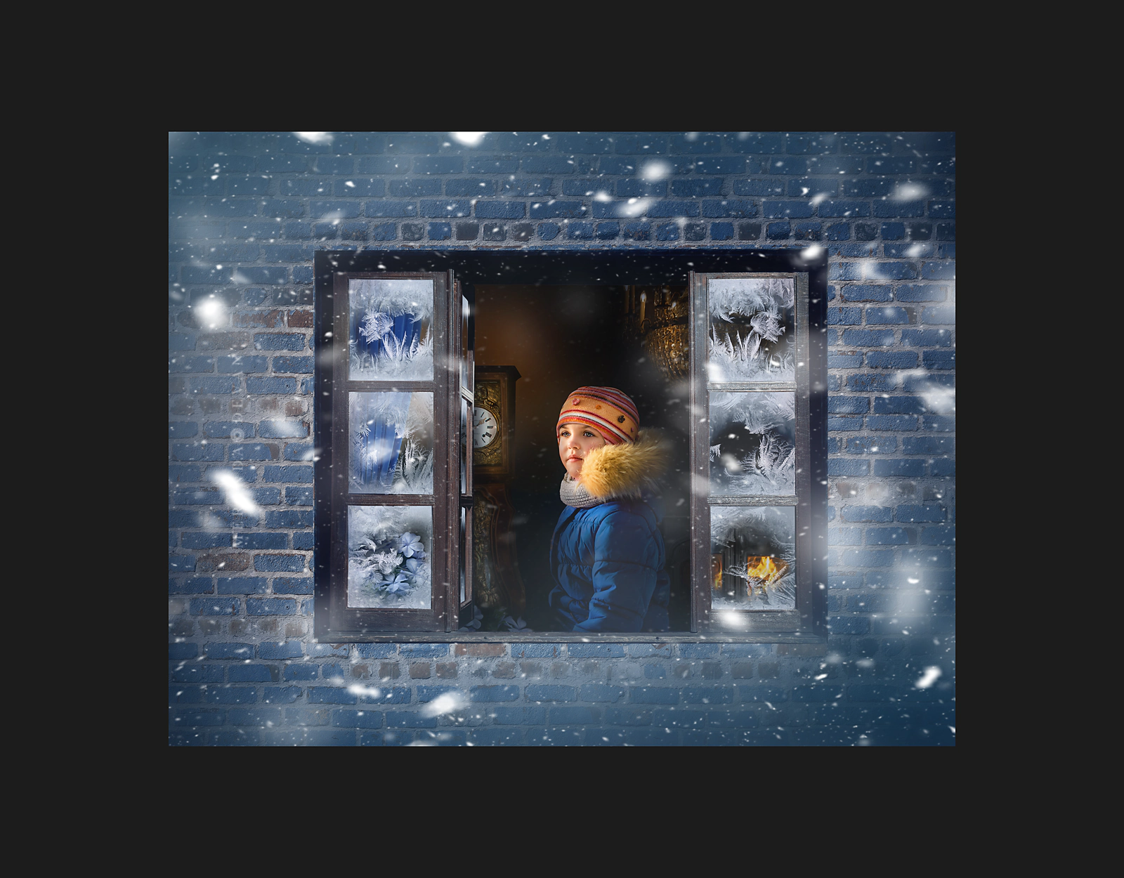 A Frosty Winter Window