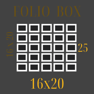 FOLIO BOX - 16 x 20 - 25 Images $5,000