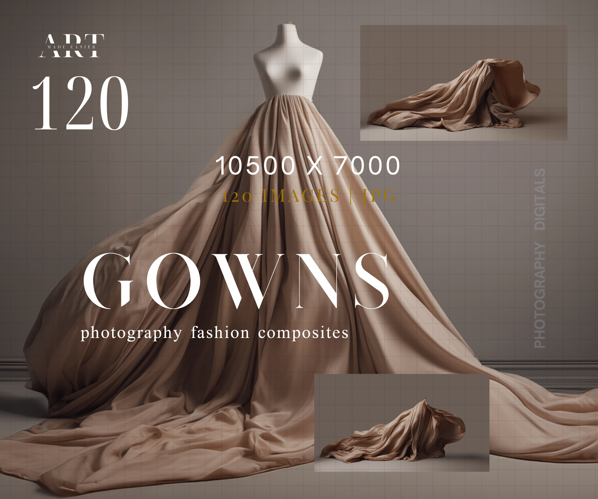 Dress Overlay Fine Art Backdrops Dress Clipart Flowing Fabric Digital Gowns Digital Gowns Digital Studio Gown Digital Flying Dress (1)-min