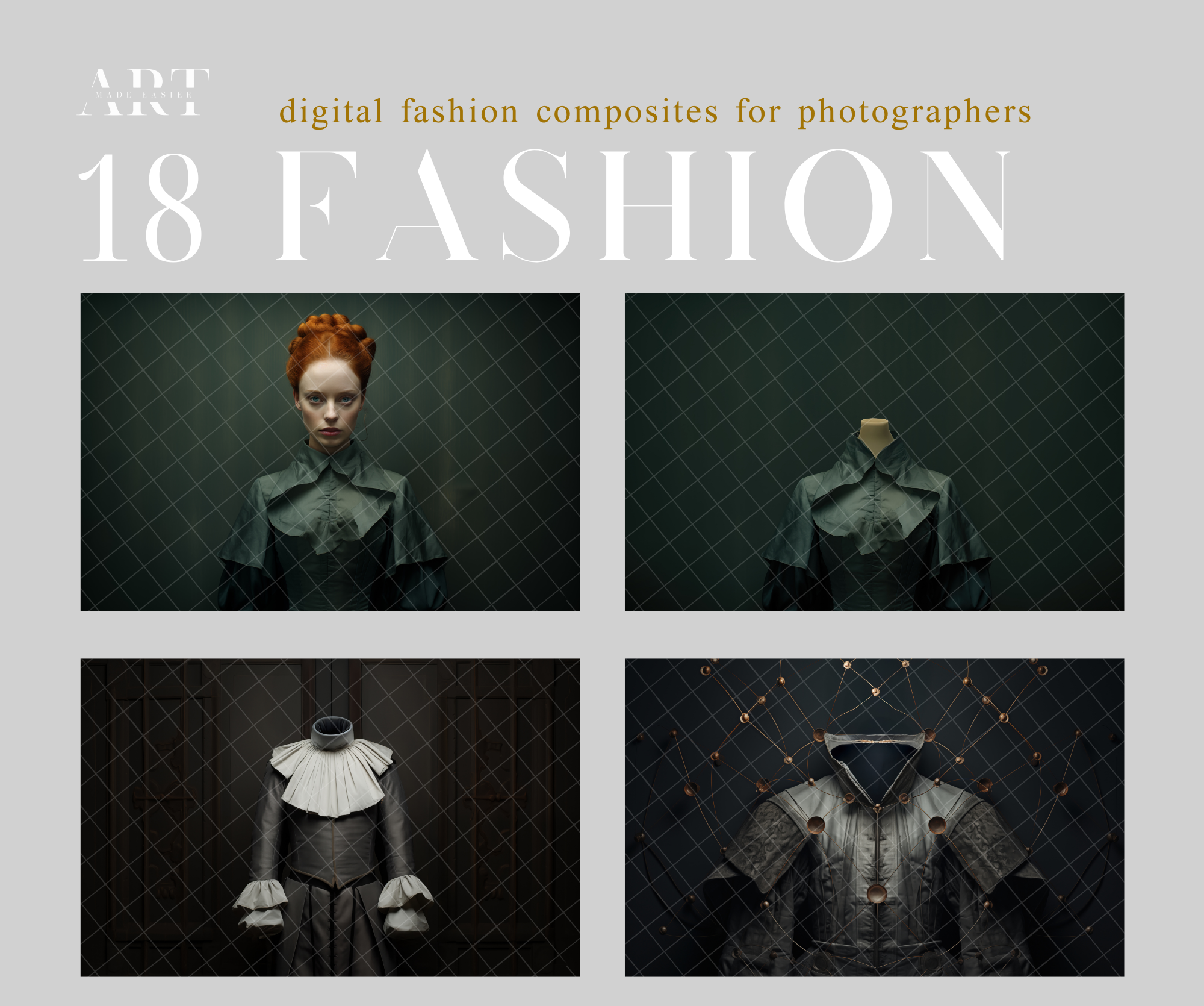 Digital Gown Victorian Fashion Fairytale Dress Wedding Dress PNG Rococo Dress Gowns Clipart Composite Backdrop Fantasy Portrait Digital Gown (4)