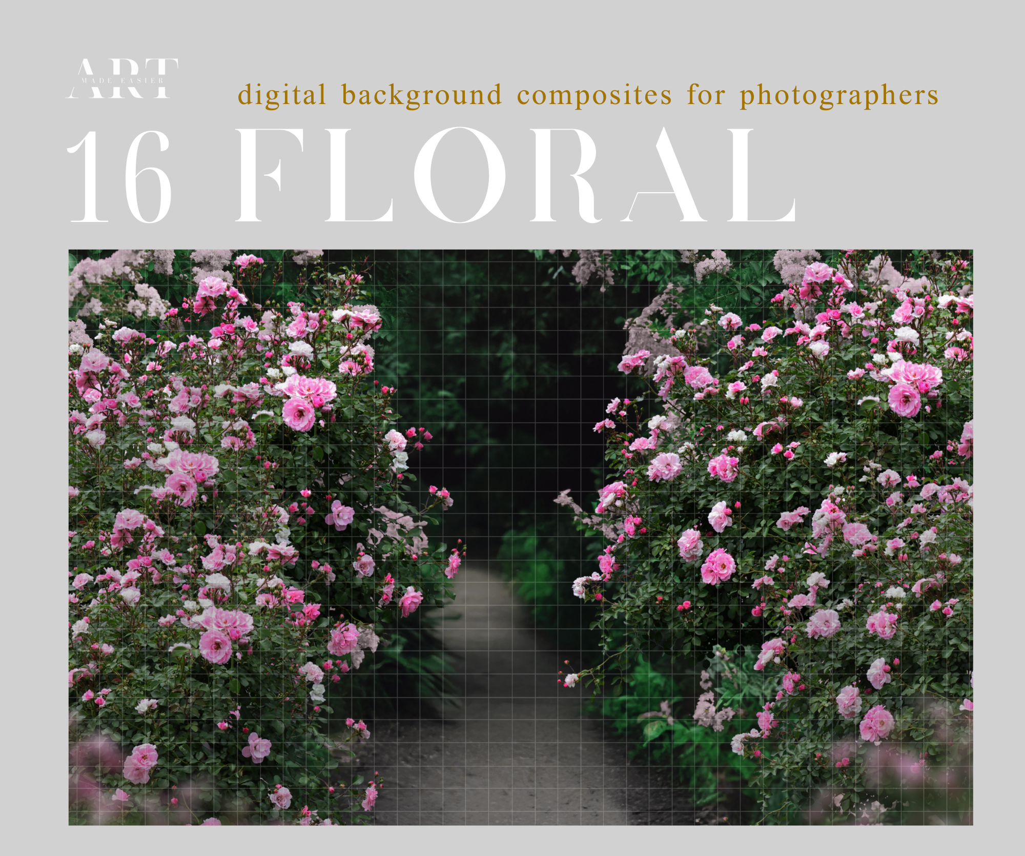 Flower Backdrop Spring Backdrop Maternity Backdrop Wedding Backdrop Wild Flower Field Summer Backdrop Photoshop Composite Flower PNG Cutout (5)
