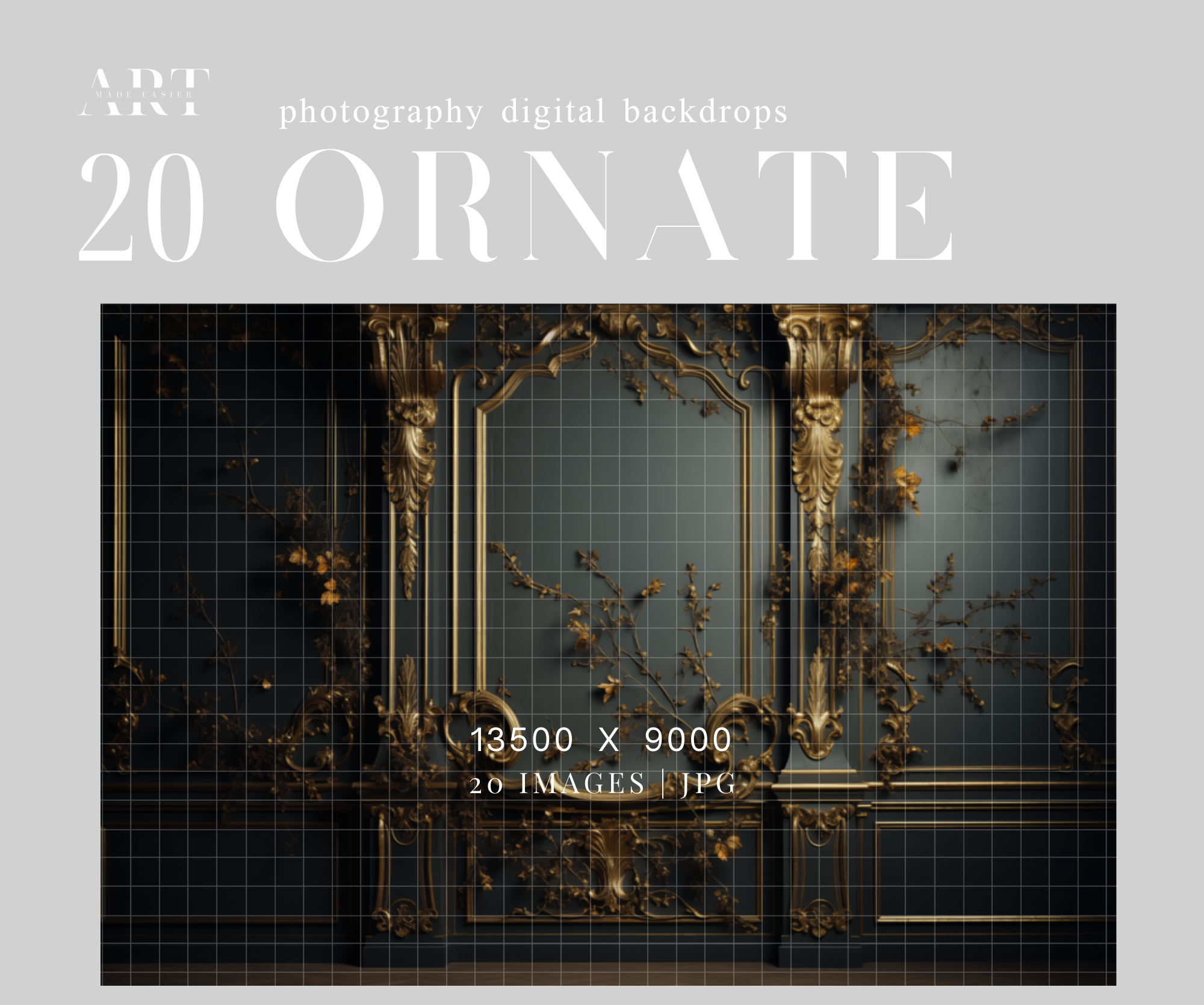 Rococo background Ornate backdrop Baroque interior Greenery backdrop Luxury digital backdrop Palace composite Fantasy interior backdrop (3)