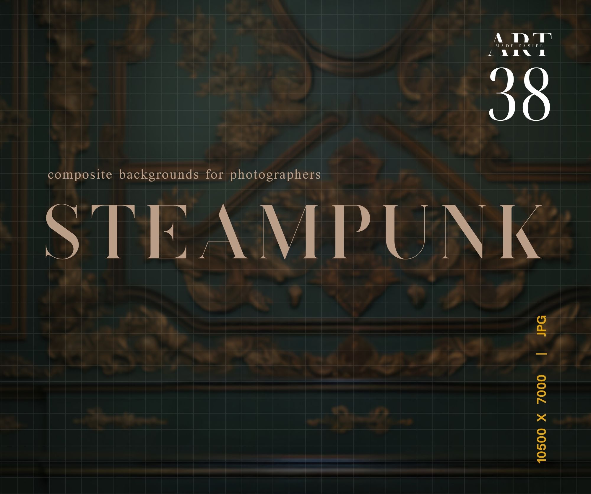 Steampunk Background Virtual Background Masculine Digital Grunge Background Victorian Background Steampunk Scrapbook vtuber Medieval (16)
