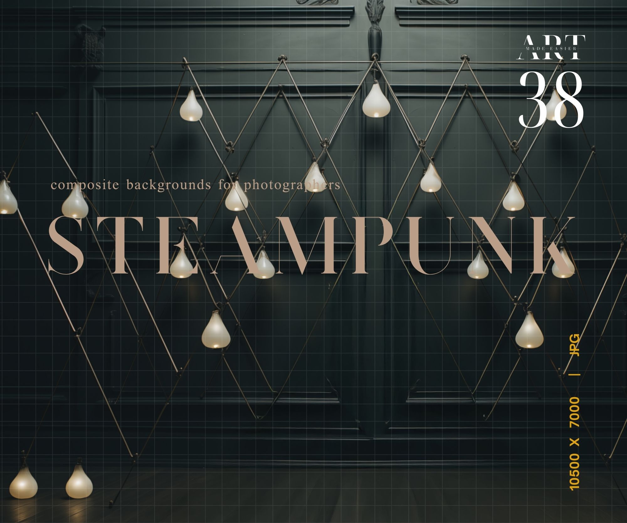 Steampunk Background Virtual Background Masculine Digital Grunge Background Victorian Background Steampunk Scrapbook vtuber Medieval (19)