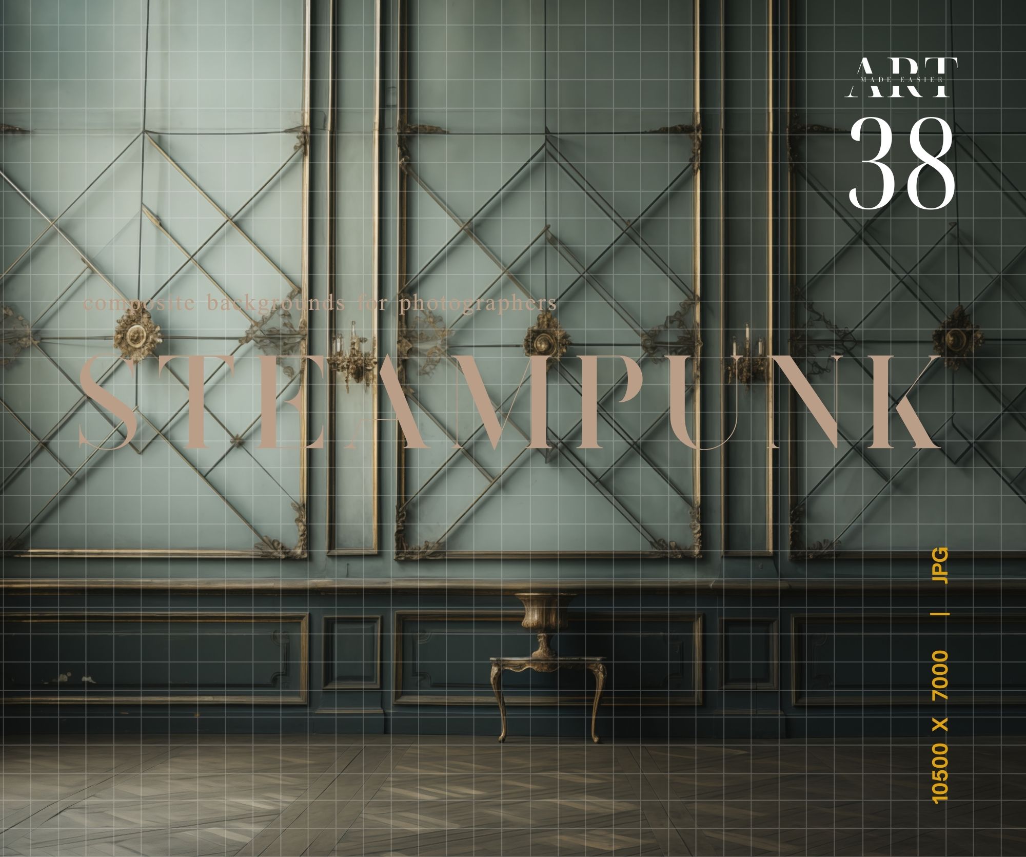 Steampunk Background Virtual Background Masculine Digital Grunge Background Victorian Background Steampunk Scrapbook vtuber Medieval (22)