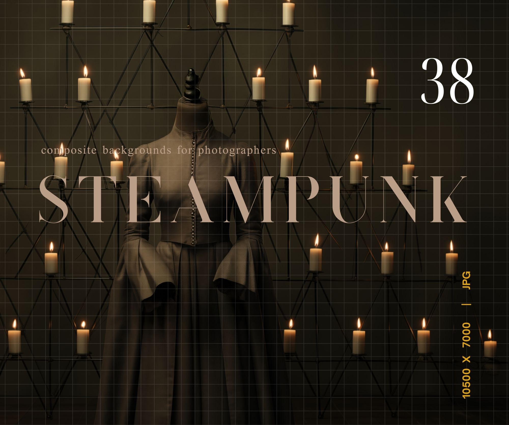 Steampunk Background Virtual Background Masculine Digital Grunge Background Victorian Background Steampunk Scrapbook vtuber Medieval (3)