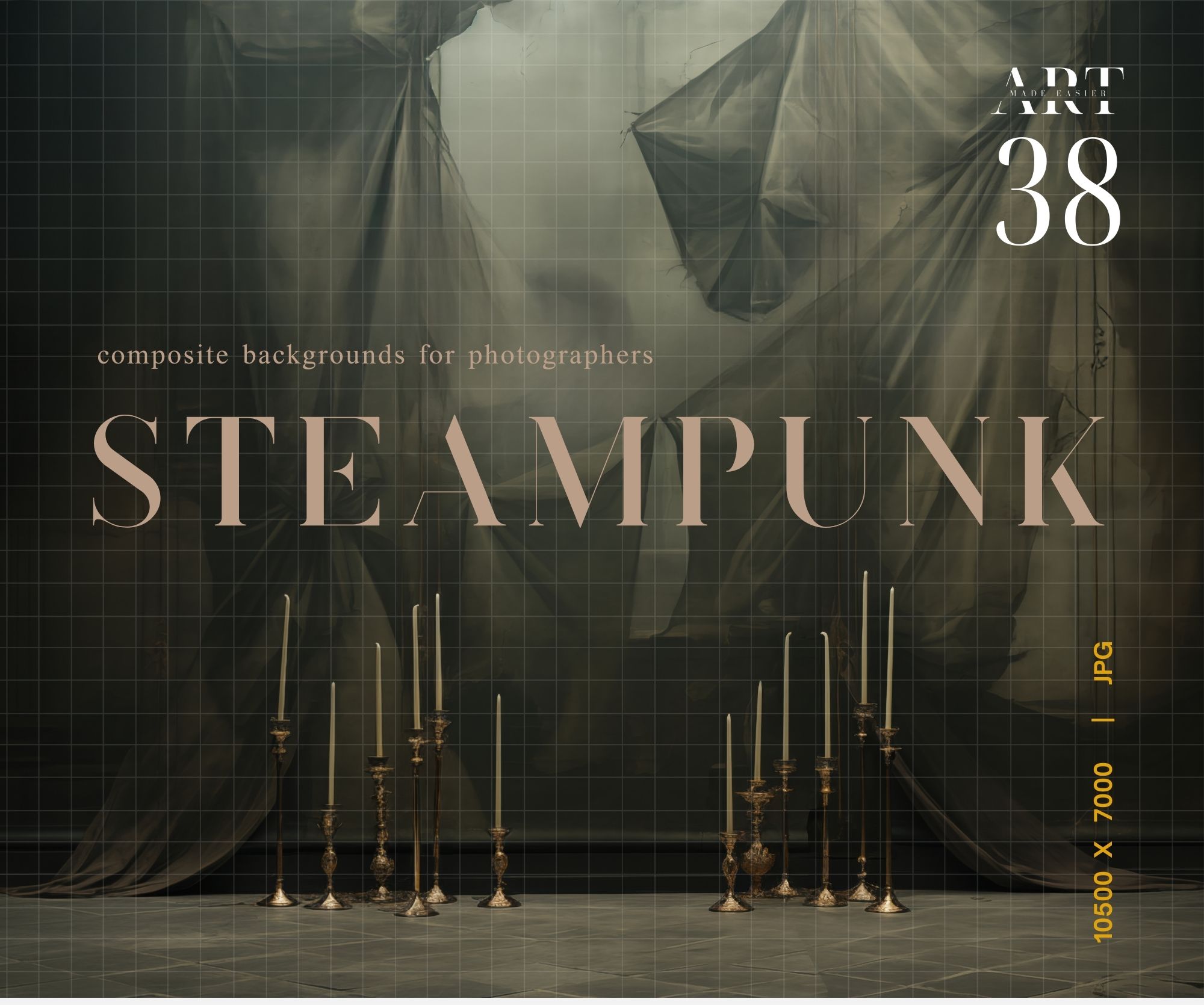 Steampunk Background Virtual Background Masculine Digital Grunge Background Victorian Background Steampunk Scrapbook vtuber Medieval (8)