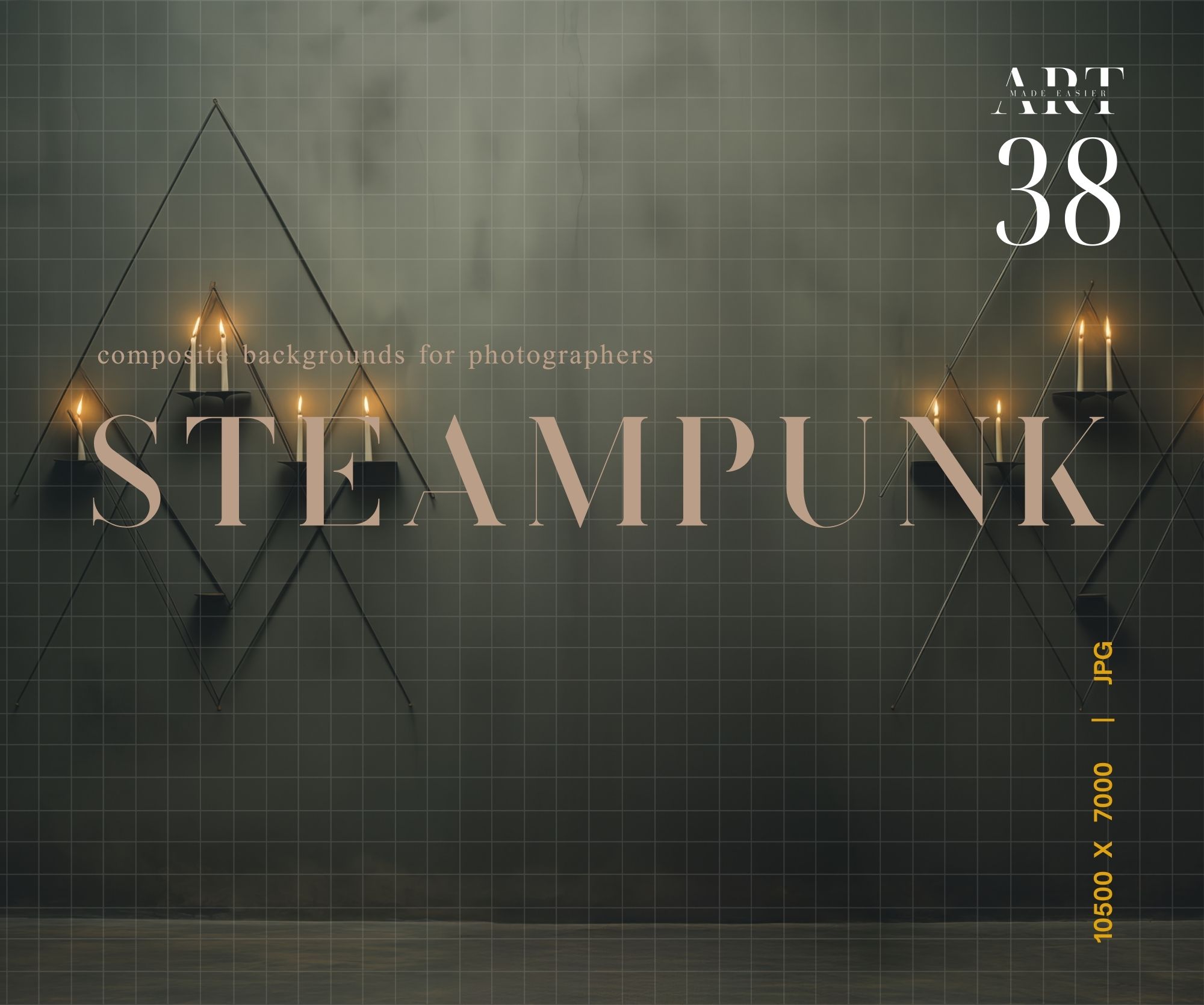 Steampunk Background Virtual Background Masculine Digital Grunge Background Victorian Background Steampunk Scrapbook vtuber Medieval (9)